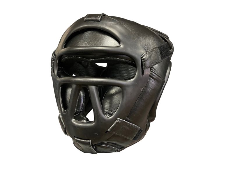 Removable Cage Head Gear - Black, Senior image