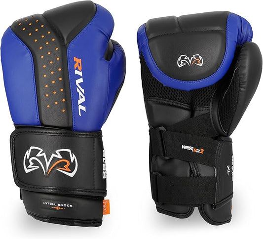Rival RB10 Intelli-Shock Bag Gloves Blue image 3