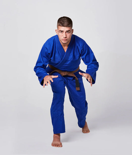 BJJ Kimono No Logo Blue Gi image 3