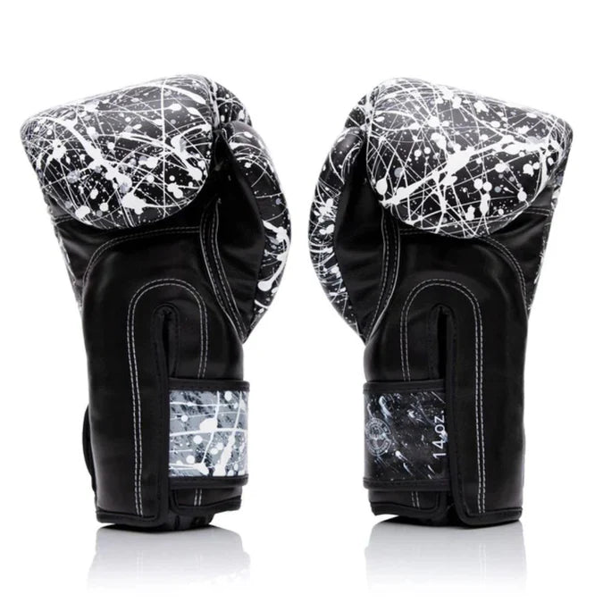 Fairtex Microfiber Gloves - Art collections - Black/White Painter image 4
