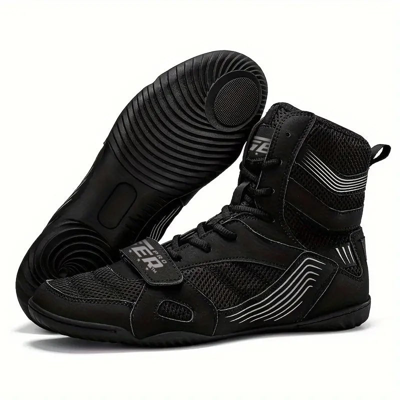 Tiger Pro Black Boxing Boots image 0