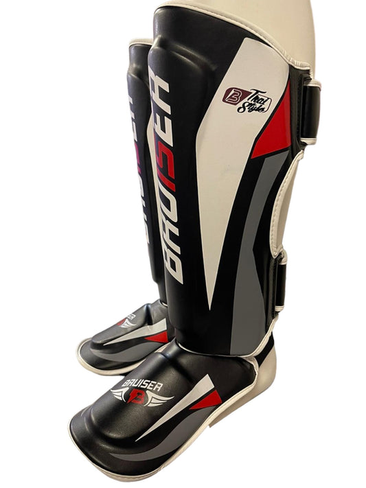 MMA, Kickboxing, Muay Thai Sparring Shin guards with instep image 2