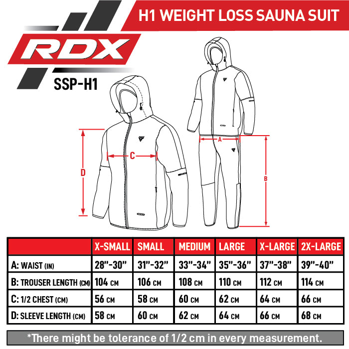 RDX H1 Weight Loss Sauna Suit image 5