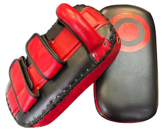 Light Weight Thai Kick Pads Blk/Red image 0