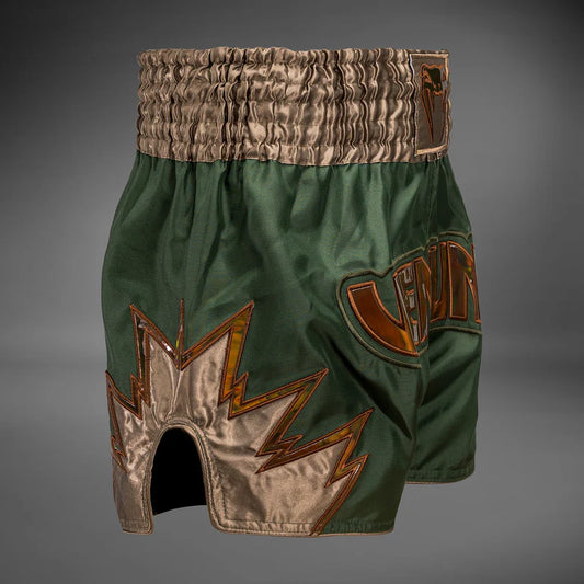 Venum Inferno Muay Thai Shorts - Khaki/Bronze image 1