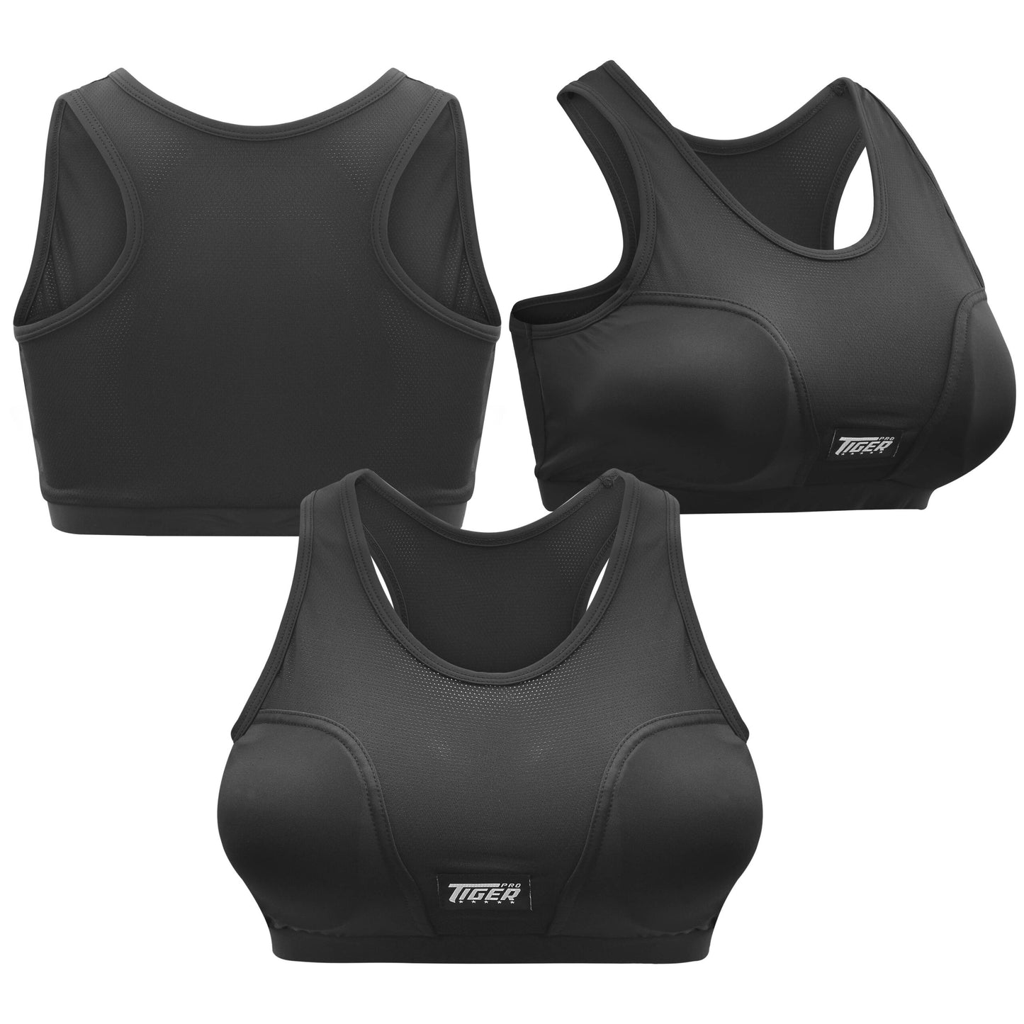 Female Protected Sports Bra with Removeable Plastic cups image 6