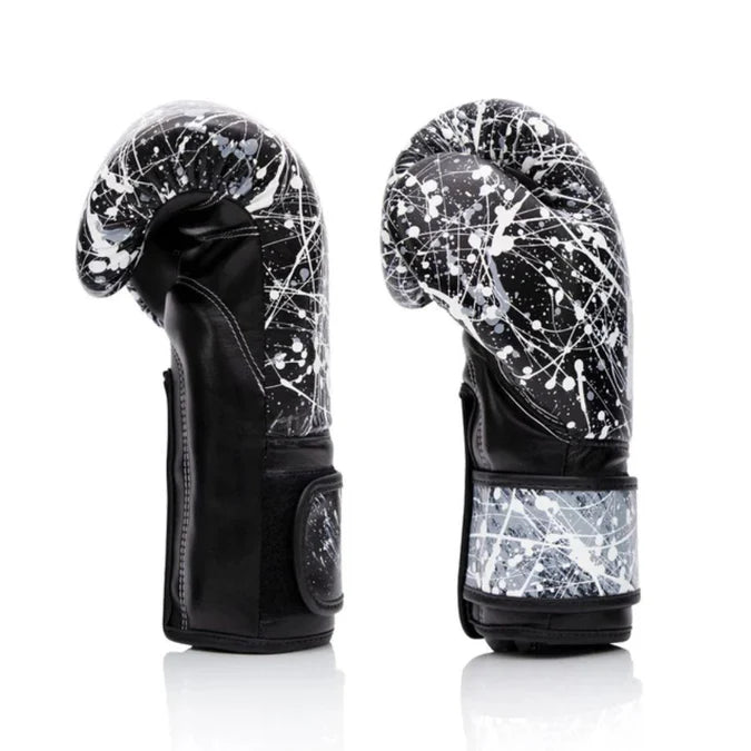Fairtex Microfiber Gloves - Art collections - Black/White Painter image 3