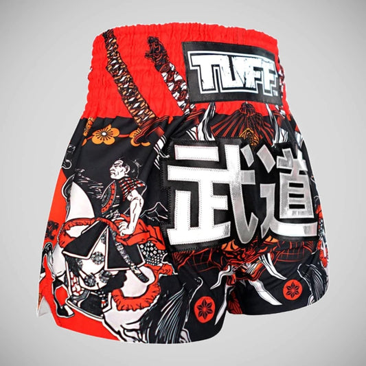TUFF Sports Thai Boxing Shorts Red/Black