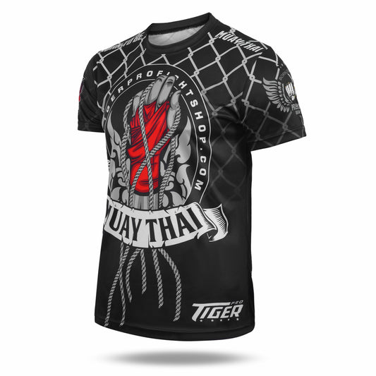 Fighter 3D Graphic Dry Fit T Shirt B image 2