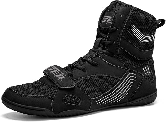 Tiger Pro Black Boxing Boots image 1