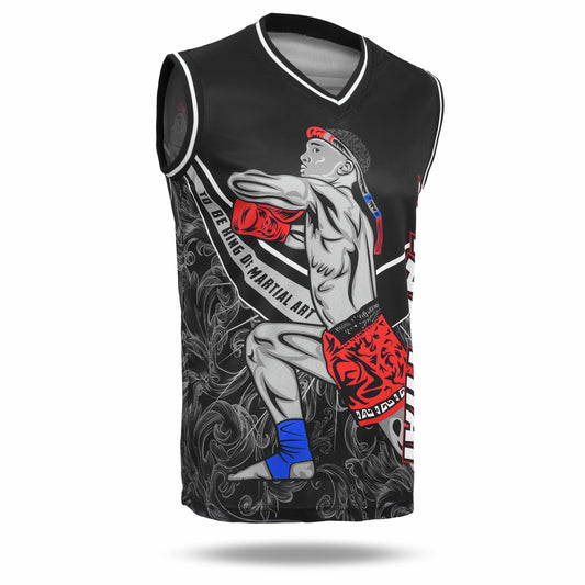 Fighter Dry Fit V-Neck Training Vest image 3