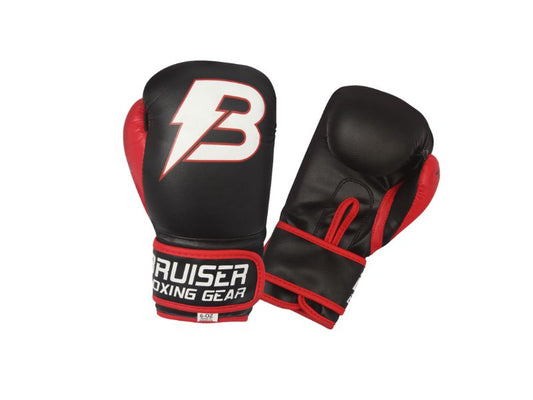 Bruiser Kid Boxing Gloves 4oz to 6oz - Red, 6oz image