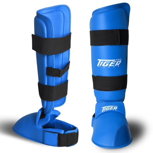 Tiger Pro Shin Guards New - Blue, M image