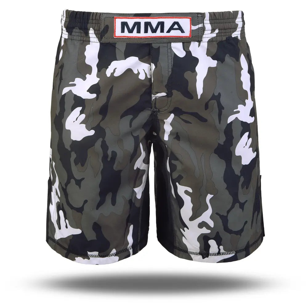 MMA Shorts Cameo - Grey Camo, 5XS image