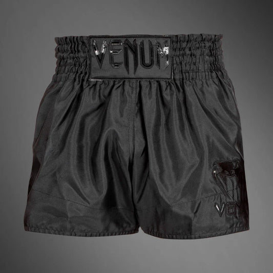 Venum Classic Muay Thai Shorts - Black/Black image 1