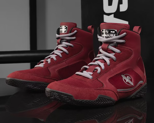 Hayabusa Pro Boxing Shoes Burgundy image 1