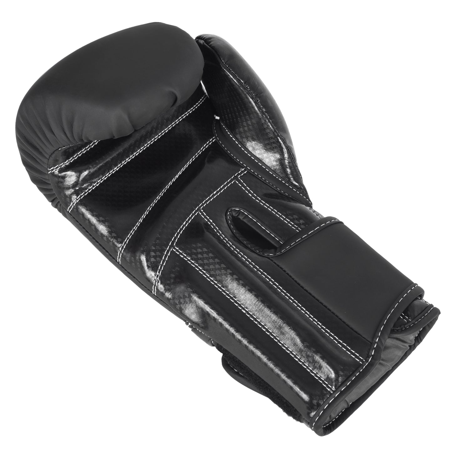 Matt Black Tiger Pro Boxing Gloves 10oz -16oz