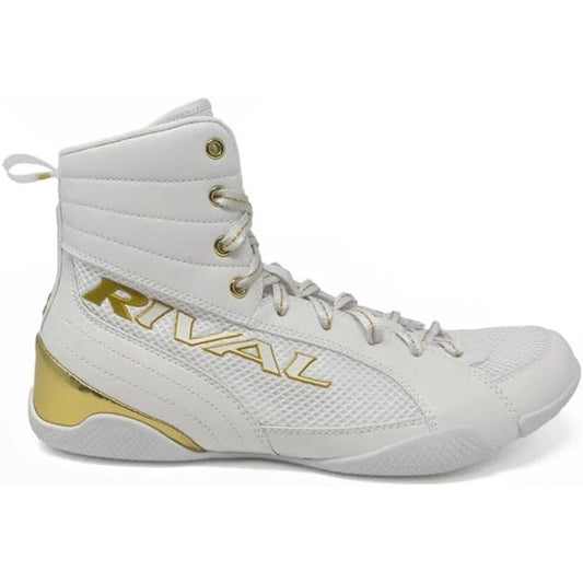 Rival RSX-Guerrero Deluxe Boxing Boots White/Gold