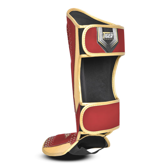 Tiger Pro Sparring Shin Guard Light Weight Red image 1