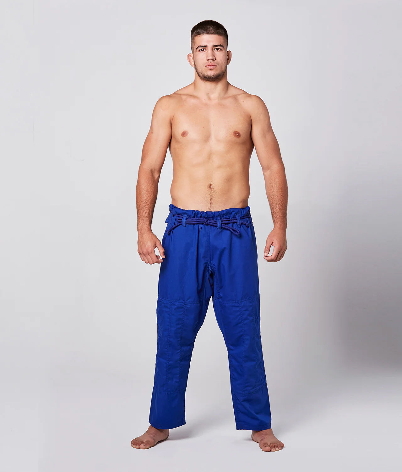 Grappling Kimono Pant No Logo Blue image 6