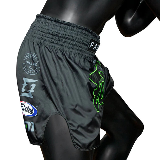 Fairtex Muay Thai Shorts - BS1923 Racer BLK