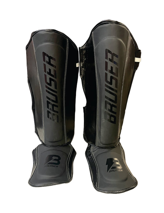 Sparring Muay Thai Shin guards with Instep BLK Series image 1