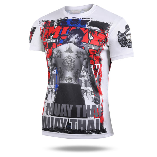 Fighter 3D Graphic Dry Fit T Shirt D image 1
