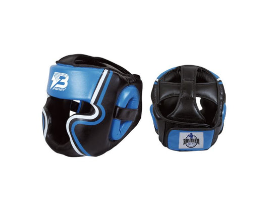 Professional Muay Thai Full face Head Gear in Leather image 1