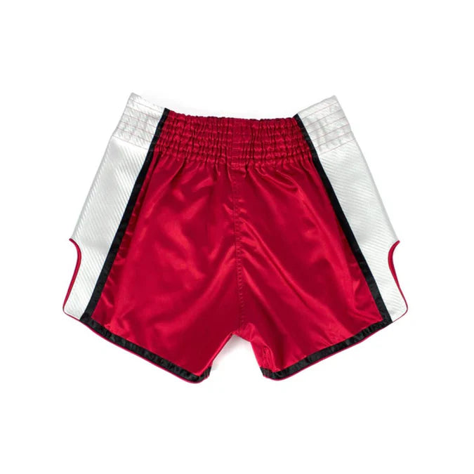 Fairtex Red/White Slim Cut Muay Thai Boxing Short image 2