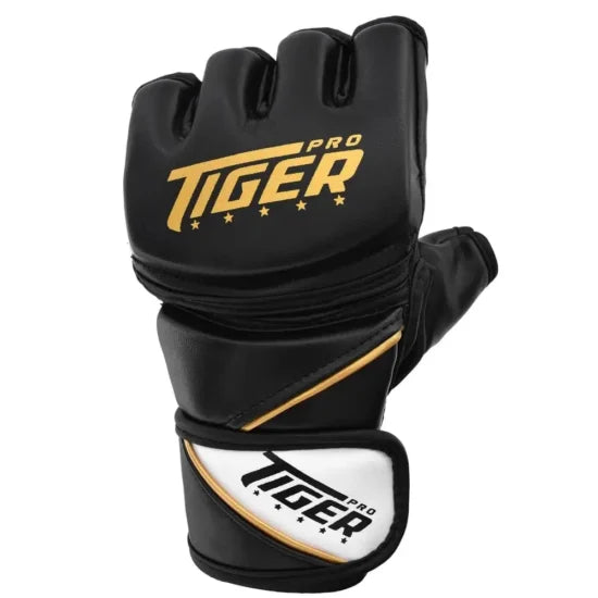 Tiger Pro MMA Gloves Gold
