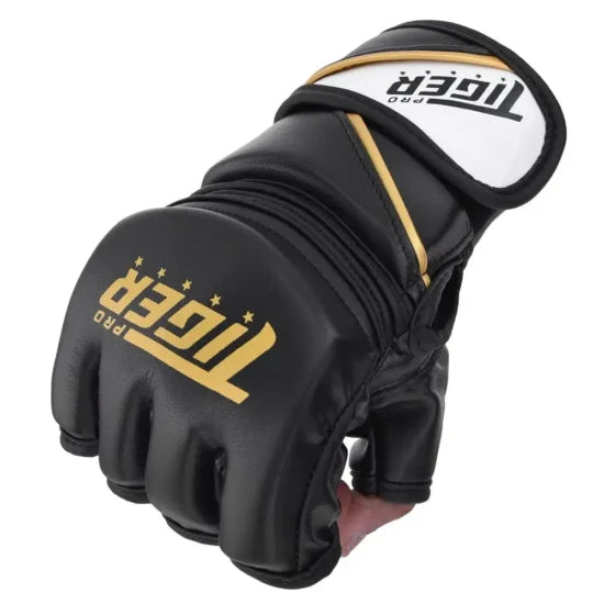 Tiger Pro MMA Gloves Gold