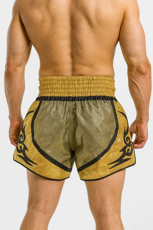 Top King Muay Thai Khaki Shorts