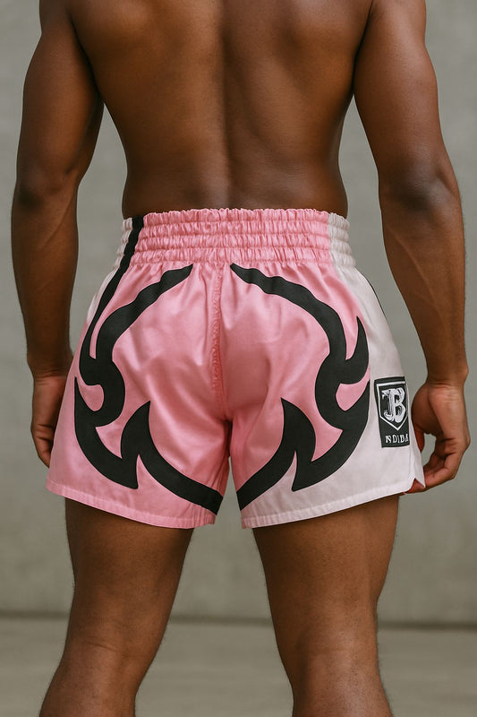 Top King Muay Thai Pink Shorts