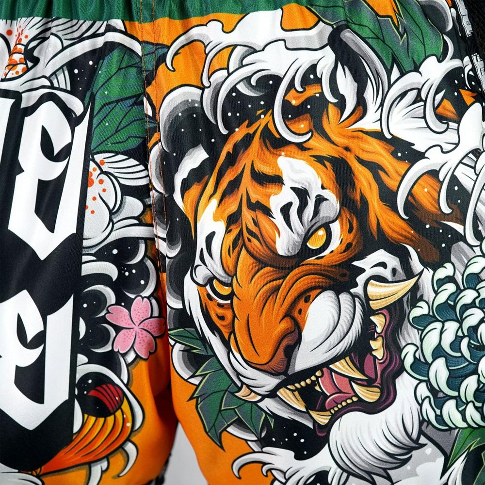 Short de boxe thaï TUFF Sports vert
