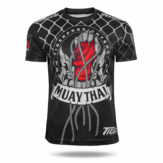 Fighter 3D Graphic Dry Fit T Shirt B image 0