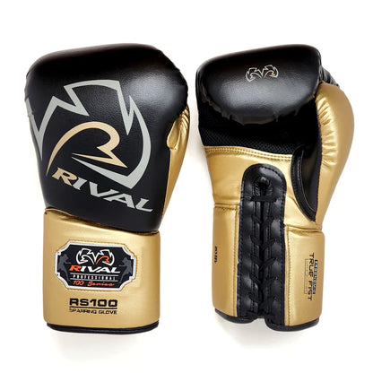 Rival RS100 Professional Sparring Gloves Laceup image 2