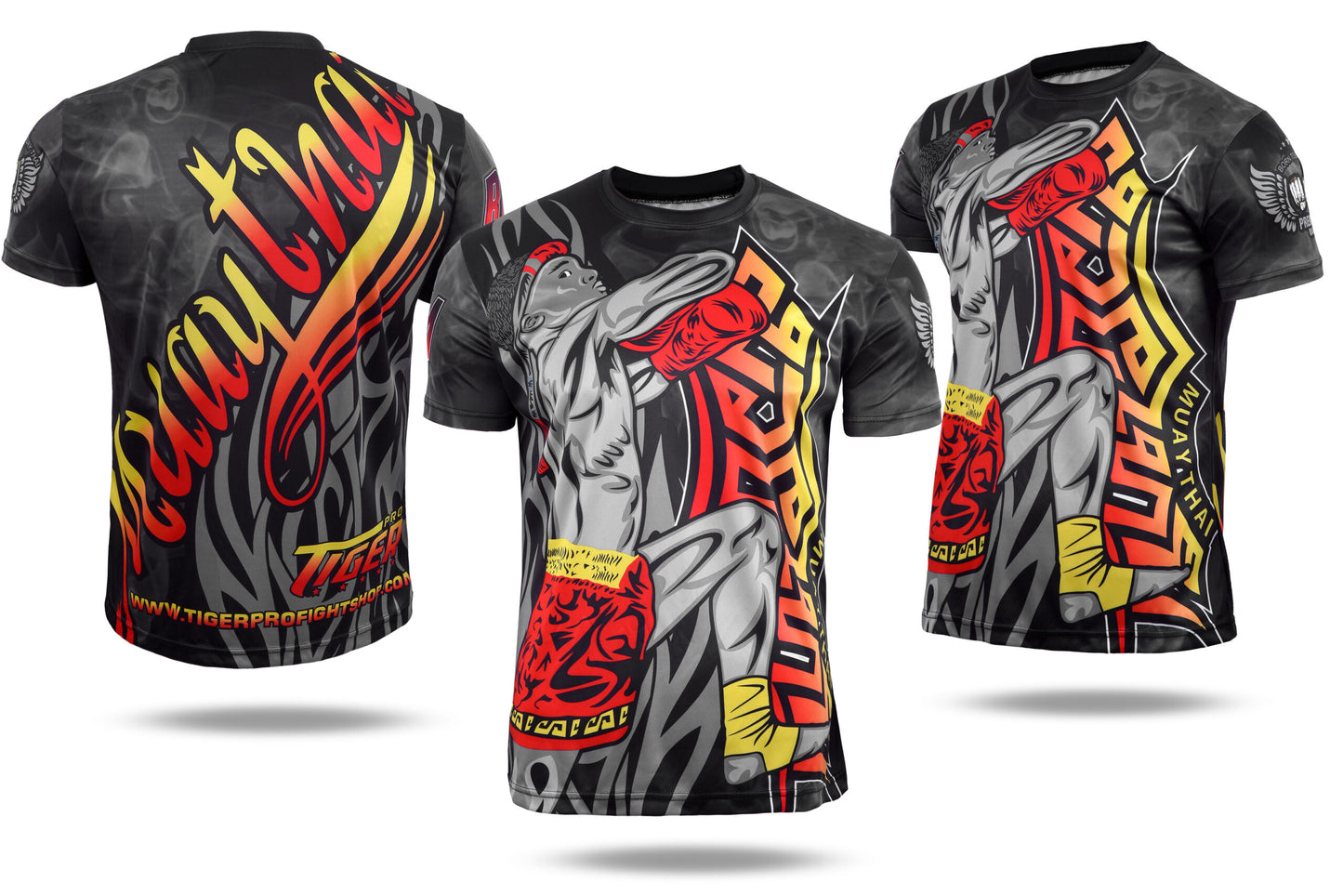 Fighter 3D Graphic Dry Fit T Shirt A image 1