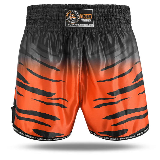 Thai Boxing Shorts Traditional Cut - Orange, L image