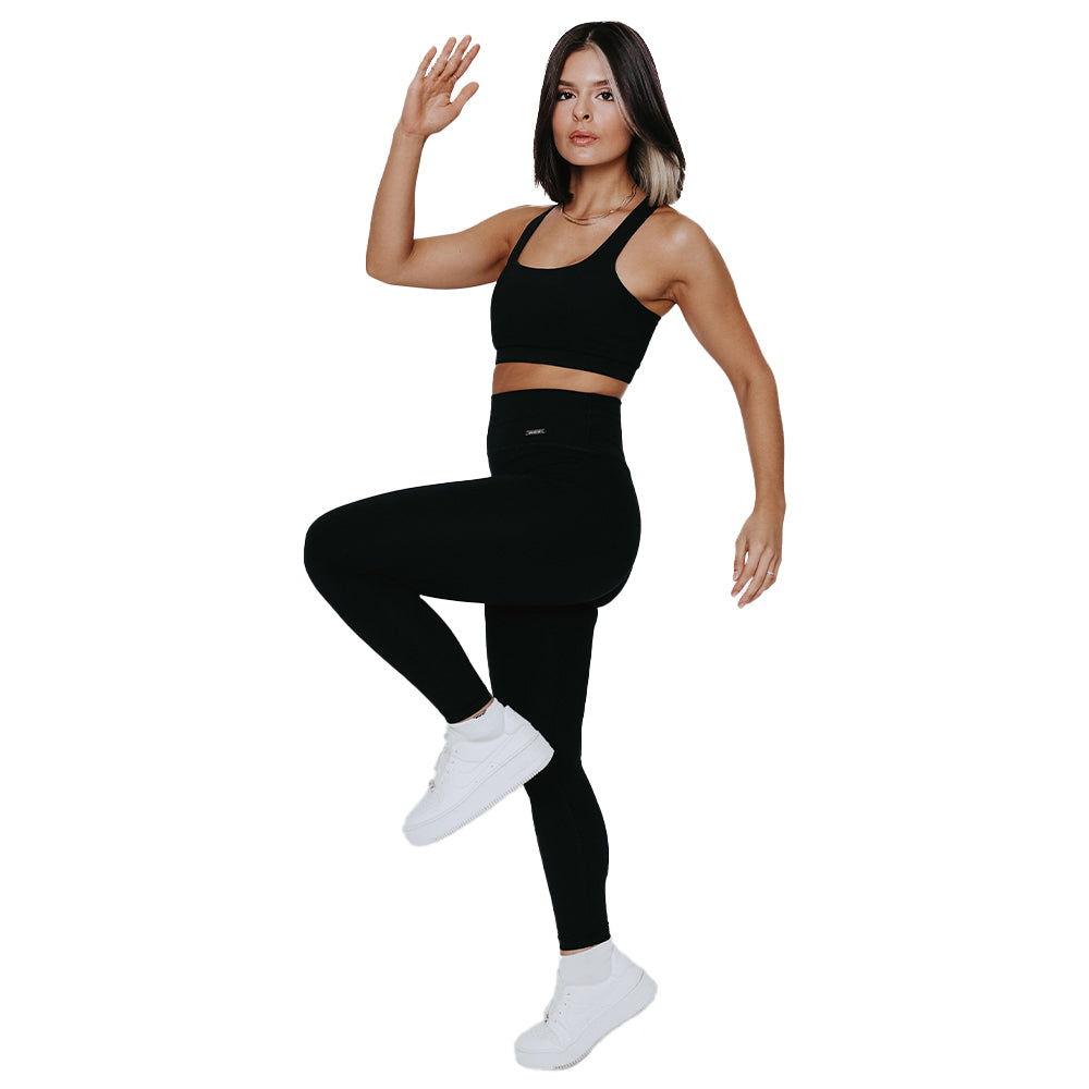 Eco-Friendly Padded Fitness Sports Bra and Legging Set – Recycled Plastic Bottle Fabric | Sweat Wicking, Removable Pads, Seamless Fit image 15