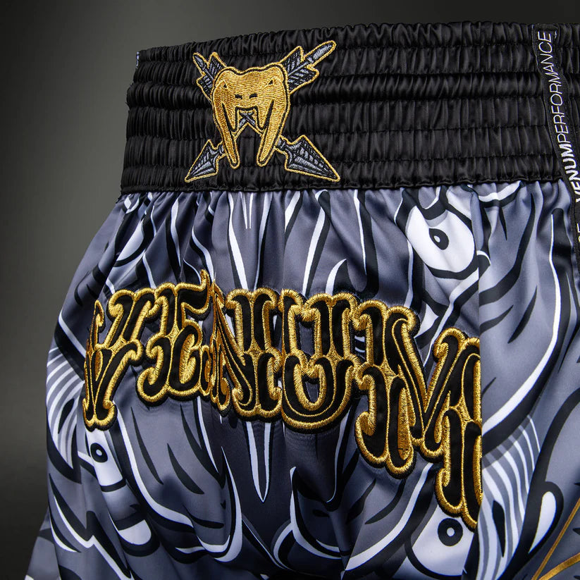 Short de Muay Thai Venum Inferno - Kaki/Bronze