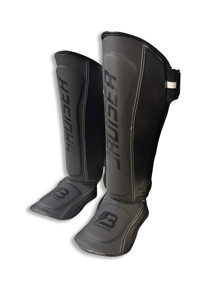 Sparring Muay Thai Shin guards with Instep BLK Series image 2