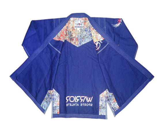 Grappling Kimono for Adults Navy Blue image 2