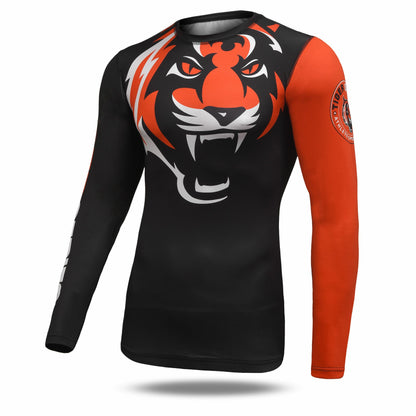 Long Sleeve Skin Fitted MMA No GI Rashguard image 5