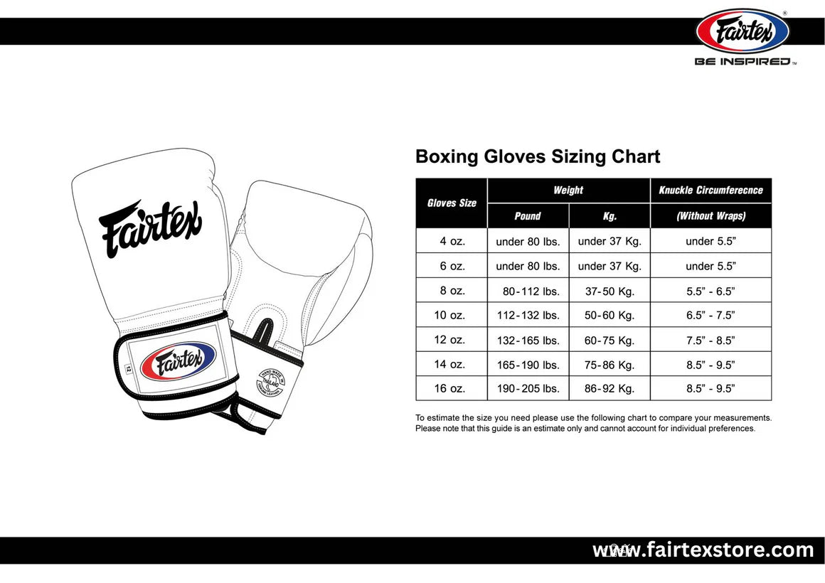 Boxing Gloves in Leather Tight Fit Black