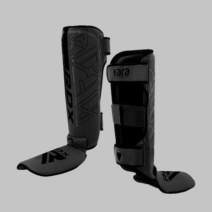 Shin Guards RDX F6 KARA MMA Shin Instep Guards Matt BLK image 6