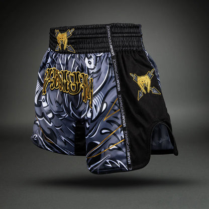 Short de Muay Thai Venum Inferno - Kaki/Bronze