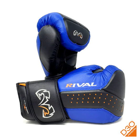 Rival RB10 Intelli-Shock Bag Gloves Blue image 0
