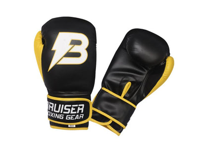 Bruiser Kid Boxing Gloves 4oz to 6oz - Yellow, 6oz image