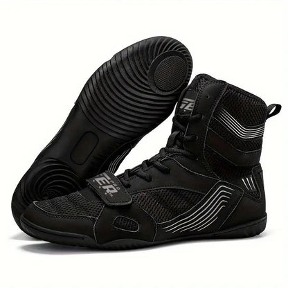 Tiger Pro Black Boxing Boots image 0