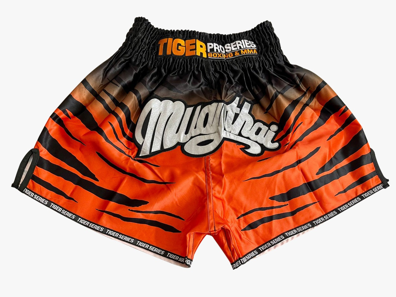 Thai Boxing Shorts - Orange, XXL image